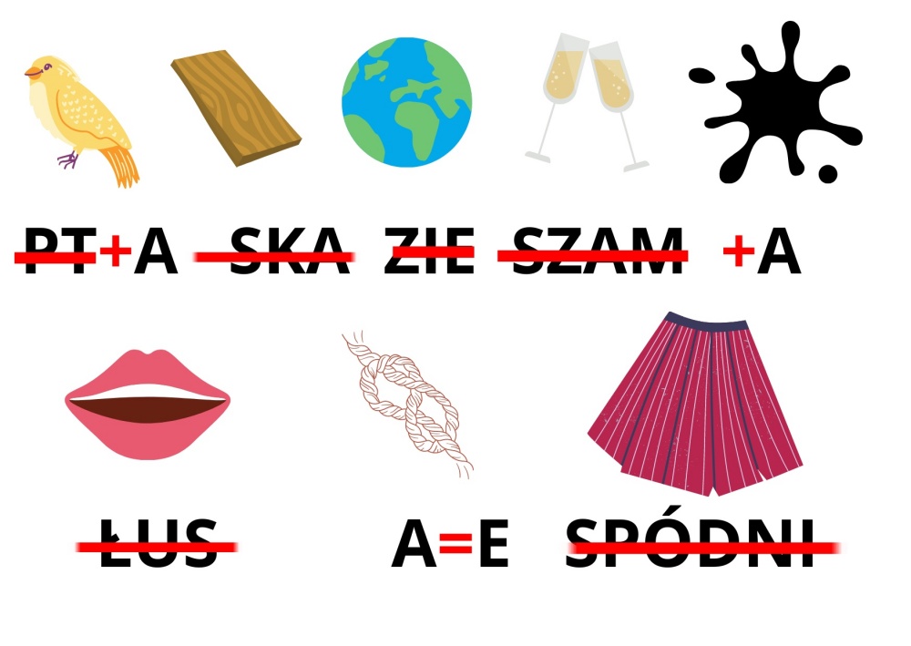 Plansza z rebusem nr 3 i rebusem nr 4